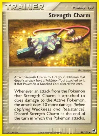 Strength Charm 81/101 Dragon Frontiers Pokemon card