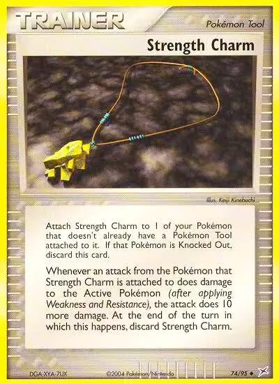 Strength Charm 74/95 Team Magma vs Team Aqua Pokemon card