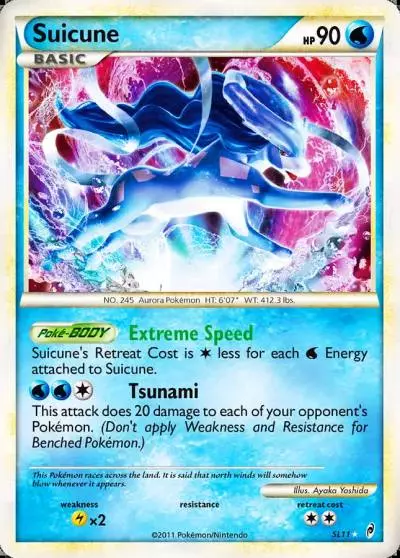 Suicune SL11/95 Call of Legends Pokemon card