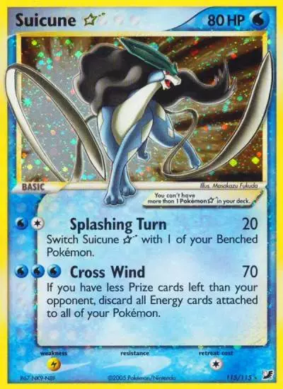 Suicune ★ 115/115 Unseen Forces Pokemon card
