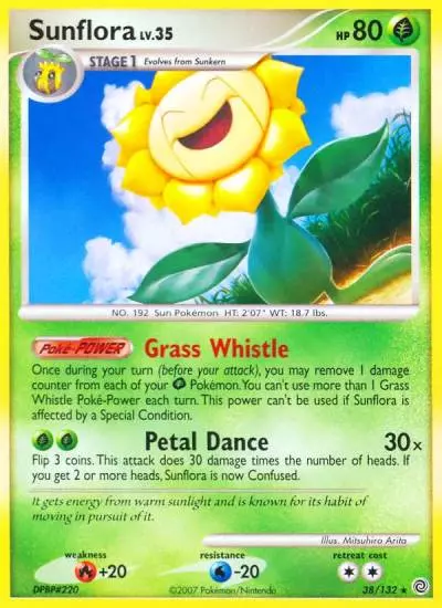 Sunflora 38/132 Secret Wonders Pokemon card