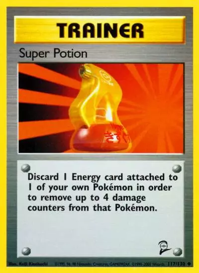 Super Potion 117/130 Base Set 2 Pokemon card