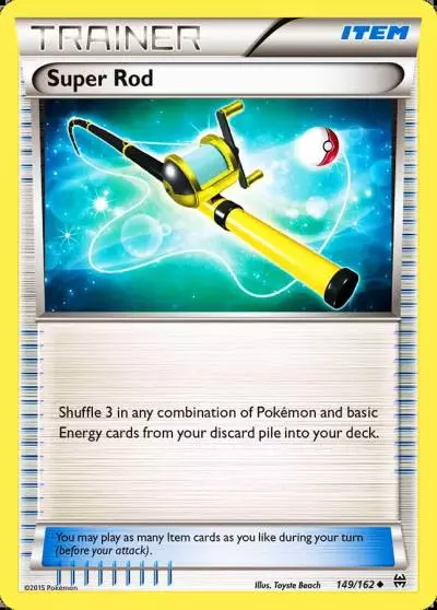 Super Rod 149/162 BREAKthrough Pokemon card