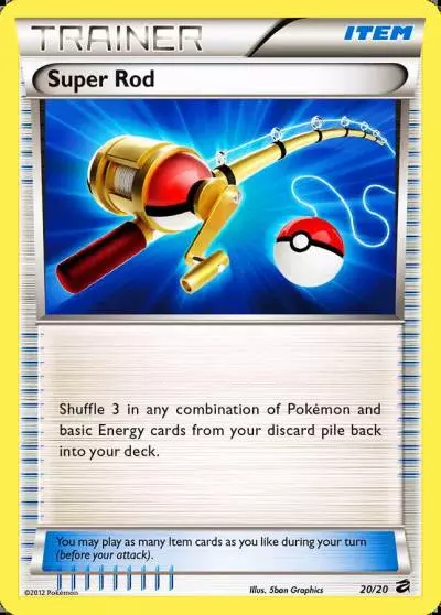 Super Rod 20/20 Dragon Vault Pokemon card