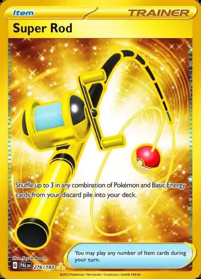 Super Rod 276/193 Paldea Evolved Pokemon card