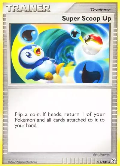 Super Scoop Up 115/130 Diamond & Pearl Pokemon card
