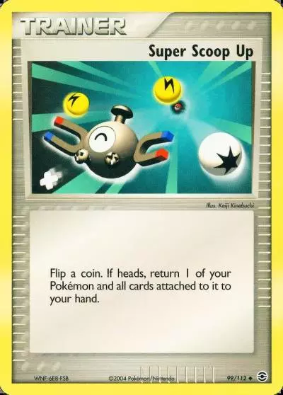 Super Scoop Up 99/112 FireRed & LeafGreen Pokemon card