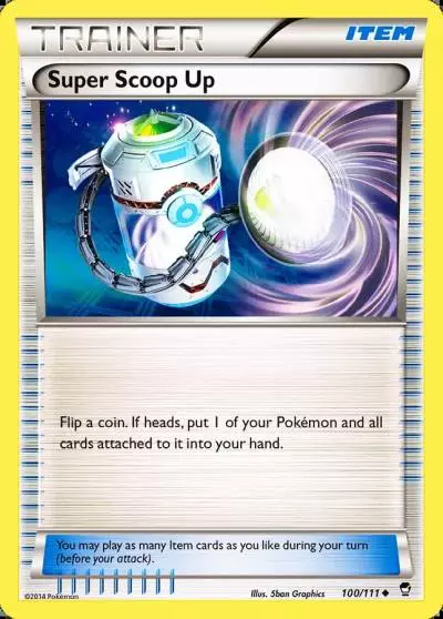 Super Scoop Up 100/111 Furious Fists Pokemon card