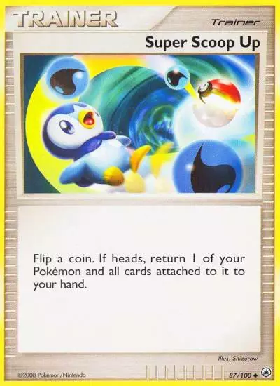 Super Scoop Up 87/100 Majestic Dawn Pokemon card