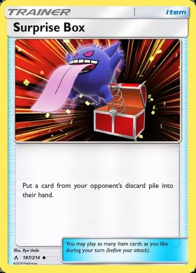 Surprise Box 187/214 Unbroken Bonds Pokemon card