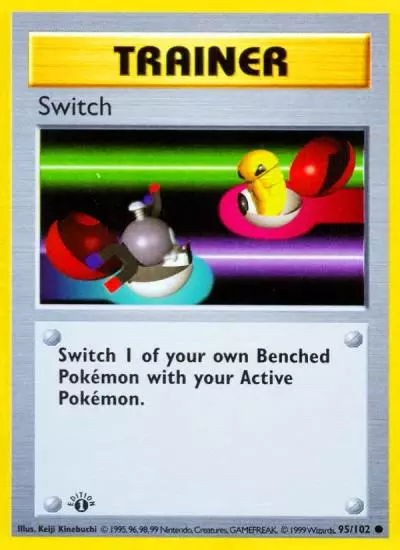 Switch 95/102 Base Pokemon card