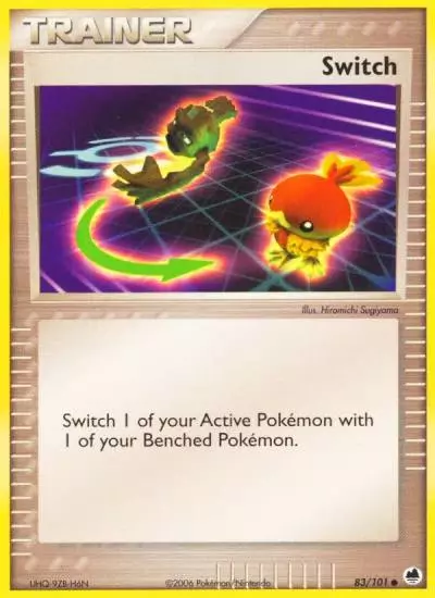 Switch 83/101 Dragon Frontiers Pokemon card