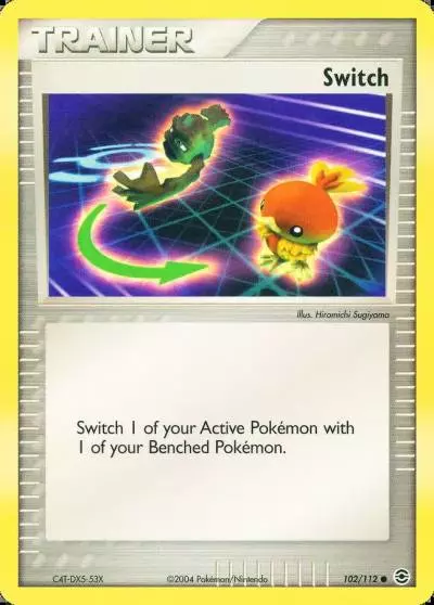 Switch 102/112 FireRed & LeafGreen Pokemon card