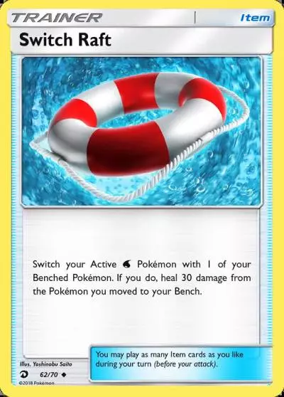 Switch Raft 62/70 Dragon Majesty Pokemon card