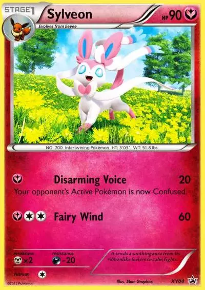 Sylveon XY04/211 XY Black Star Promos Pokemon card