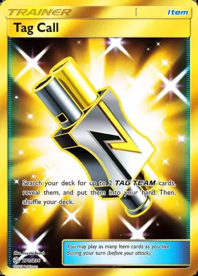 Tag Call 270/236 Cosmic Eclipse Pokemon card