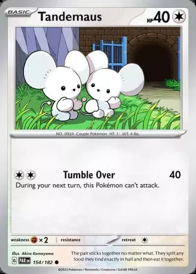 Tandemaus 154/182 Paradox Rift Pokemon card