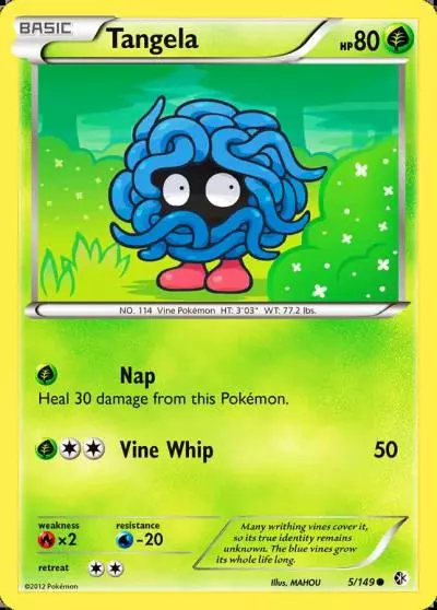 Tangela 5/149 Boundaries Crossed Pokemon card