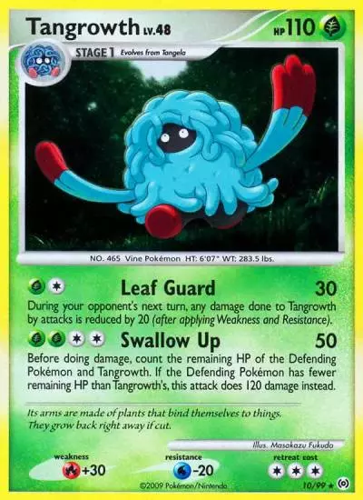 Tangrowth 10/99 Arceus Pokemon card