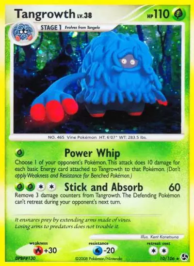 Tangrowth 10/106 Great Encounters Pokemon card