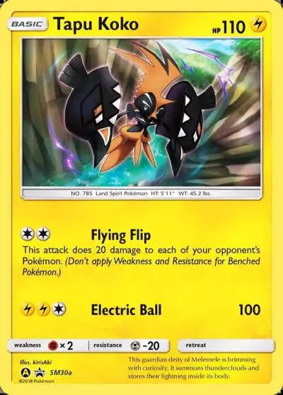 Tapu Koko SM30a/248 SM Black Star Promos Pokemon card