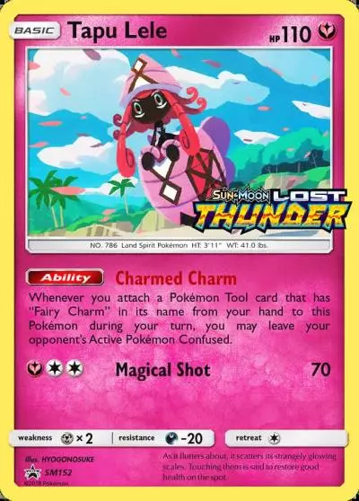 Tapu Lele SM152/248 SM Black Star Promos Pokemon card