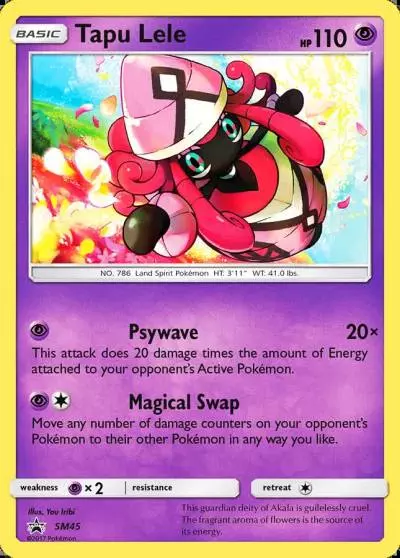 Tapu Lele SM45/248 SM Black Star Promos Pokemon card
