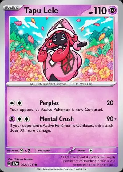 Tapu Lele 92/191 Surging Sparks Pokemon card