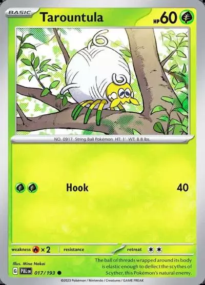 Tarountula 17/193 Paldea Evolved Pokemon card