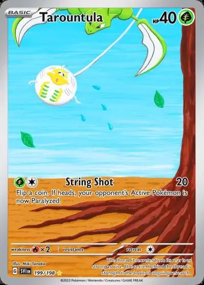 Tarountula 199/198 Scarlet & Violet Pokemon card
