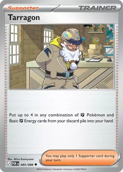 Tarragon 85/88 Perfect Order Pokemon card