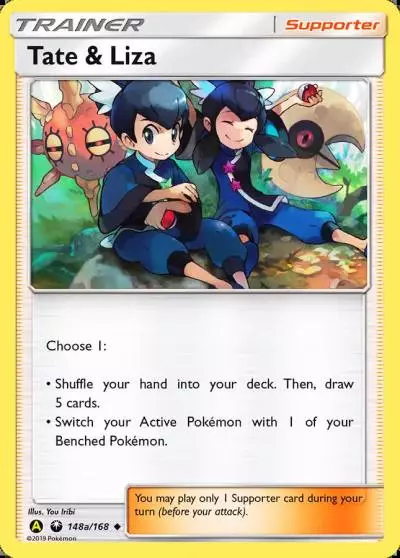Tate & Liza 148a/168 Celestial Storm Pokemon card