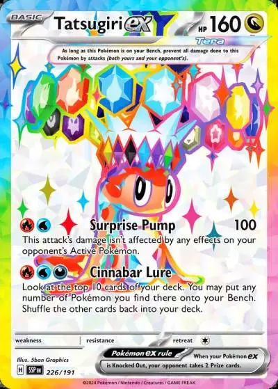 Tatsugiri ex 226/191 Surging Sparks Pokemon card