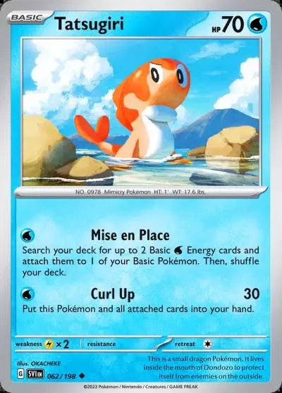 Tatsugiri 62/198 Scarlet & Violet Pokemon card
