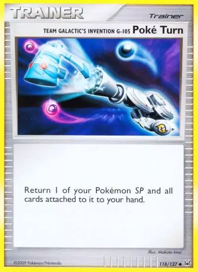 Team Galactic's Invention G-105 Poké Turn 118/127 Platinum Pokemon card