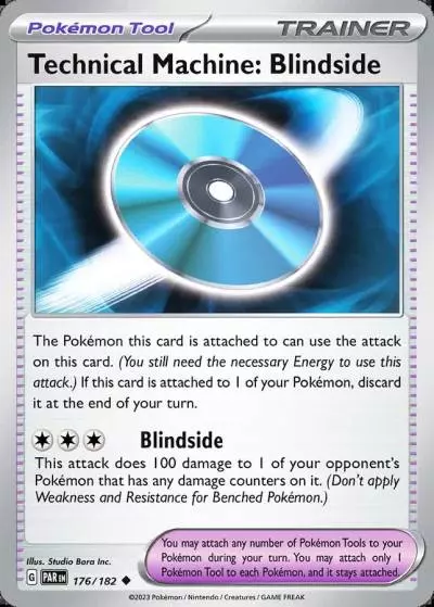 Technical Machine: Blindside 176/182 Paradox Rift Pokemon card