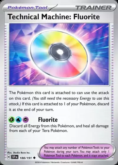 Technical Machine: Fluorite 188/191 Surging Sparks Pokemon card