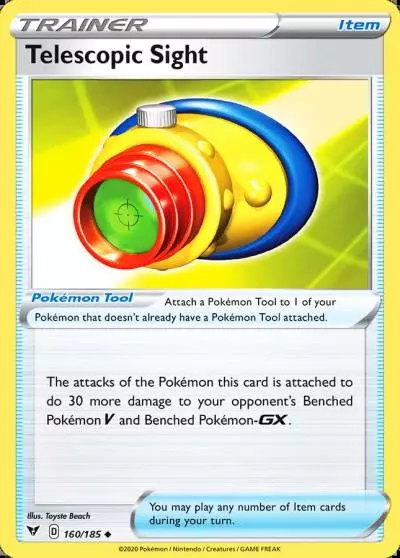 Telescopic Sight 160/185 Vivid Voltage Pokemon card