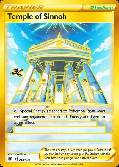 Temple of Sinnoh 214/189 Astral Radiance Pokemon card