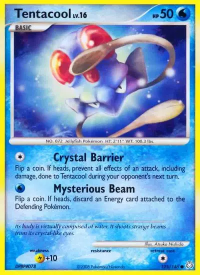 Tentacool 125/146 Legends Awakened Pokemon card