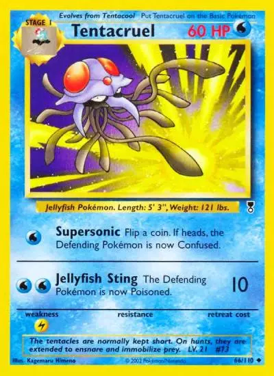 Tentacruel 66/110 Legendary Collection Pokemon card