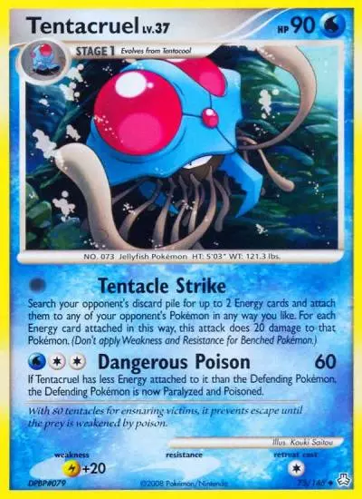 Tentacruel 75/146 Legends Awakened Pokemon card