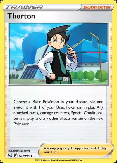 Thorton 167/196 Lost Origin Pokemon card