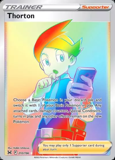 Thorton 210/196 Lost Origin Pokemon card