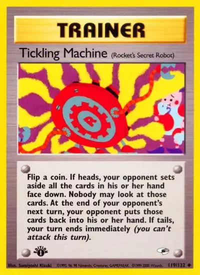 Tickling Machine 119/132 Gym Heroes Pokemon card