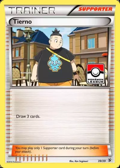 Tierno 39/39 Kalos Starter Set Pokemon card
