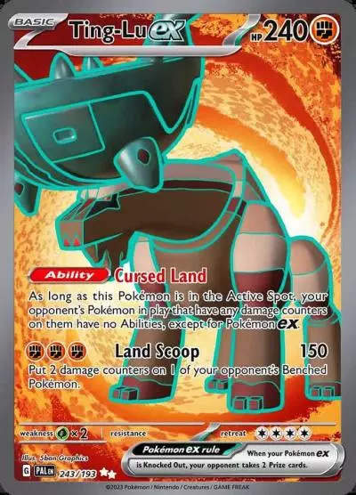 Ting-Lu ex 243/193 Paldea Evolved Pokemon card