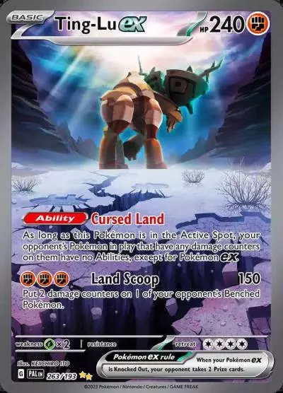 Ting-Lu ex 263/193 Paldea Evolved Pokemon card