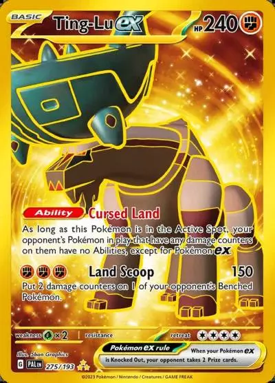 Ting-Lu ex 275/193 Paldea Evolved Pokemon card