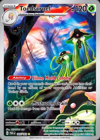 Toedscruel 185/182 Paradox Rift Pokemon card